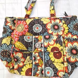 Vera Bradley Flower Shower Large Tote